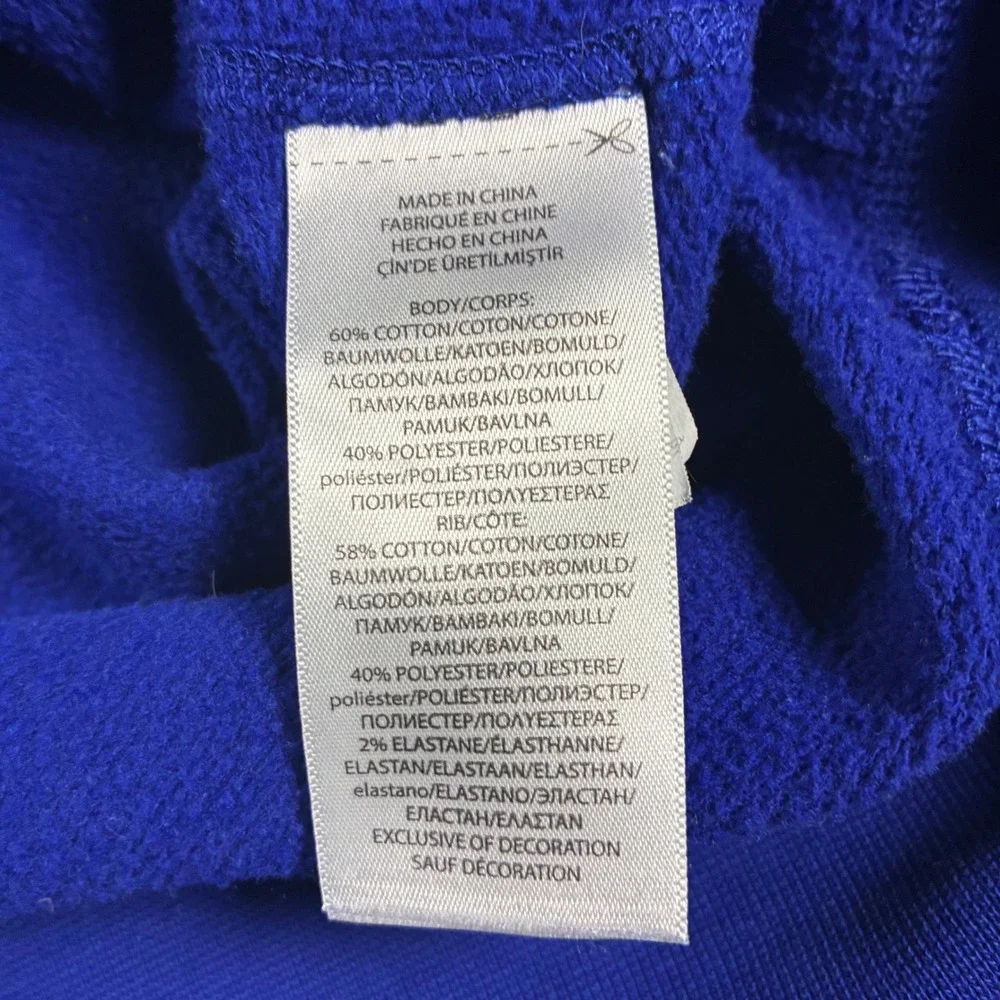 Polo Ralph Lauren Mens Royal Blue Crewneck Sweatshirt Yellow Pony Size Large